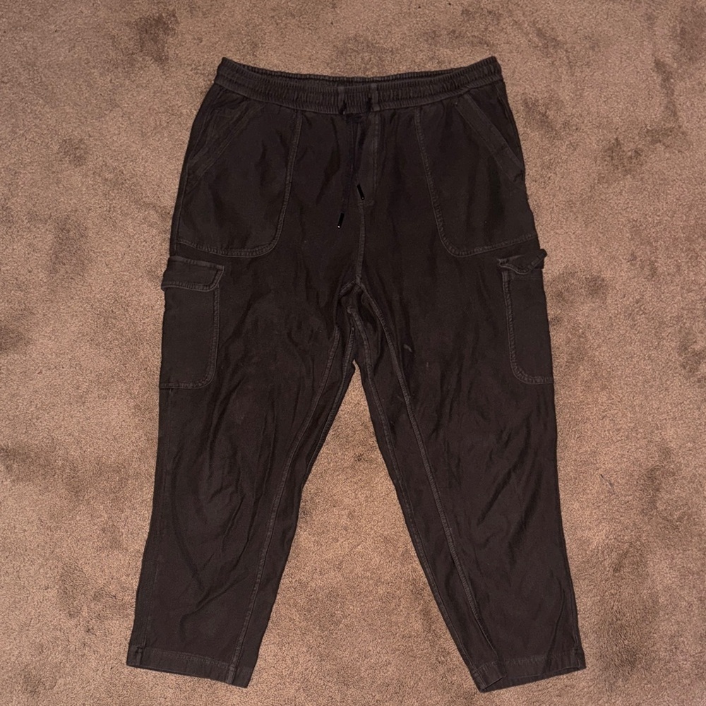 Athleta Farallon Cargo Crop Women's 14 Cypress Green - Picture 4 of 8